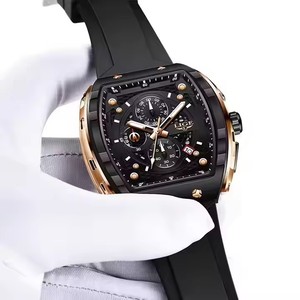Nuevo Reloj LIGE 89148 Cuadrado para Hombre, Deportivo y de Negocios, Resistente al Agua, de Cuarzo, Cronógrafo Casual de Pulsera, Montre Homme - Product Image 5