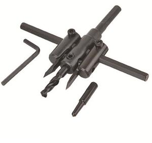 Meilleur Kit de coupe de foret de scie <span class=keywords><strong>circulaire</strong></span> en métal et bois réglable, outil de bricolage avec lame en alliage noir - Product Image 2