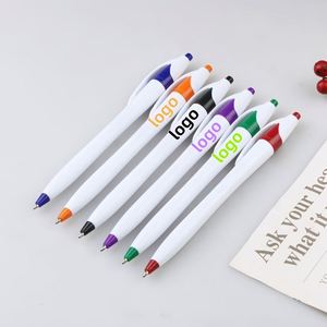 Wholesale Custom Logo Cheap Retractable Ballpoint <b>Pens</b> Plastic Business Advertising <b>Pen</b> Gifts Novelty - Product Image 3
