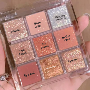 Nouvelle palette de fards à paupières <span class=keywords><strong>Ultramo</strong></span> love Fashion, fard à paupières en marque privée, fabricant OEM pas cher, fard à paupières pailleté bronzant pour la plage - Product Image 2