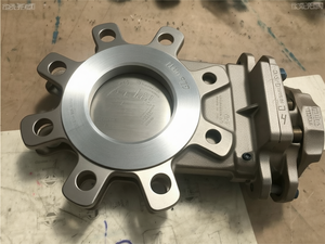 Actionneur électrique motorisé multi-tours de type régulation à bride ANSI en acier inoxydable COVNA, vanne à guillotine électrique à bride - Product Image 3