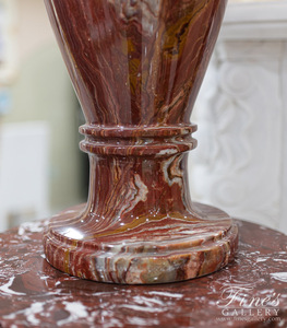Vases et pots de fleurs, jardinières en marbre, vases en pierre multicolores BS-205, pots de fleurs vert foncé O - Product Image 3