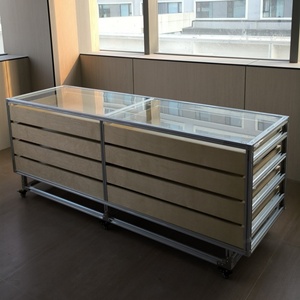 Bàn tiếp tân kim loại hiện đại cho khách sạn bệnh viện trung tâm mua sắm sử dụng-đồ nội thất thương mại thân thiện với môi trường - Product Image 3