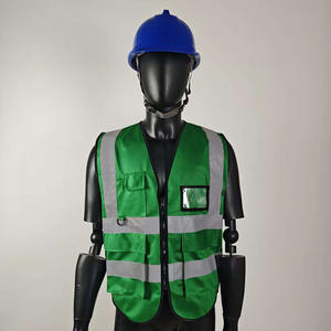 เสื้อกั๊กสะท้อนแสงเสื้อกั๊กนิรภัยทำจากโพลีเอสเตอร์สะท้อนแสงเพื่อความปลอดภัยอเนกประสงค์ - Product Image 1