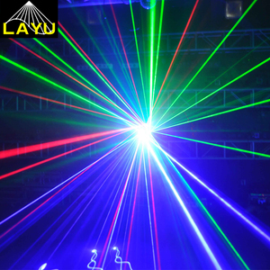 DJ <span class=keywords><strong>Disco</strong></span> Câu Lạc Bộ Đêm Tiệc DMX512 3 Trần Đầu Chùm Ánh Sáng Laser Chiếu Chương Trình Hệ Thống - Product Image 6