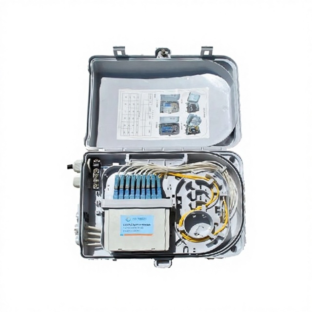 1x8 PLC Splitter Tool 1x16 PLC Splitter FDB FTTH Boxes Fiber Optic Equipment Fiber Optic Terminal Box