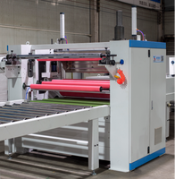 Machine de laminage à colle thermofusible avec moteur et roulement, conception compacte