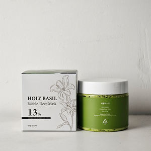 Mascarilla Facial de Burbujas con Arcilla Herbal de Albahaca Santa y Agua Carbonatada, Hidratante para Todo Tipo de Piel - Marca Blanca - Product Image 2