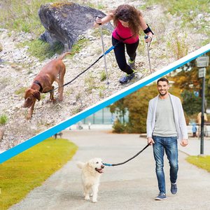 Correa para Perros Manos Libres, Elástica, de Nailon Ajustable, para Senderismo, Ciclismo y Paseos al Aire Libre con Perros - Product Image 4