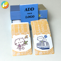 Jeu de cartes personnalisées en gros pour la famille et les enfants, cartes d'affirmation de la santé mentale, options CMYK/Feuille d'or/Feuille d'argent