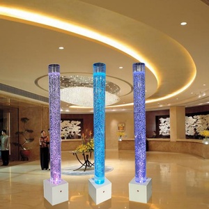 Panneau à bulles d'eau à LED multicolore moderne pour l'intérieur Décoration intérieure avec lumières RVB Taille personnalisable et télécommande - Product Image 3