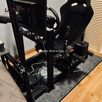 Cadre Cockpit Racing Simulator Pc Para Simulador De Vuelo Motion Simulator Actuator Sim Rig 6dof Racing Simulator Racing Sim