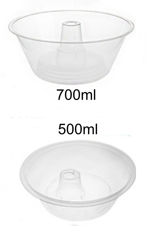 Tazón transparente