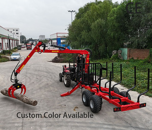 Camión Tractor <span class=keywords><strong>con</strong></span> Remolque <span class=keywords><strong>Forestal</strong></span> para Troncos, <span class=keywords><strong>con</strong></span> Grúa Hidráulica y Garra - Product Image 4