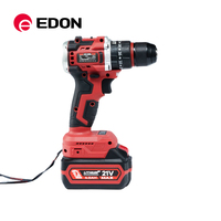 Perceuse à percussion électrique sans fil EDON Compact Brushless 21V pour bricolage, réparation de la maison et de la voiture