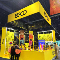 Présentoir de salon professionnel portable rétroéclairé SEG personnalisable Stand d'exposition modulaire Dye Sublimation Trade Equipment Exhibition