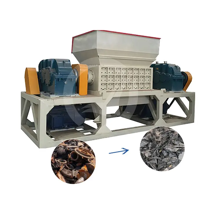 Equipo de reciclaje de neumáticos manual OCEAN, Máquina trituradora y trituradora de bolsas de plástico Jumbo para camiones viejos