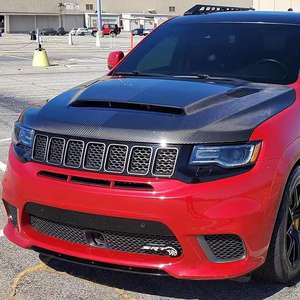 Capot en fibre de carbone pour Jeep Grand Cherokee, accessoire de mise à niveau de pare-chocs extérieur de voiture de haute qualité - Product Image 2