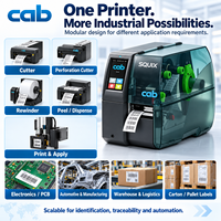 Imprimante d'étiquettes industrielle CAB SQUIX 4, imprimante de codes-barres à transfert thermique 300 dpi/600 dpi pour la fabrication d'étiquettes RFID