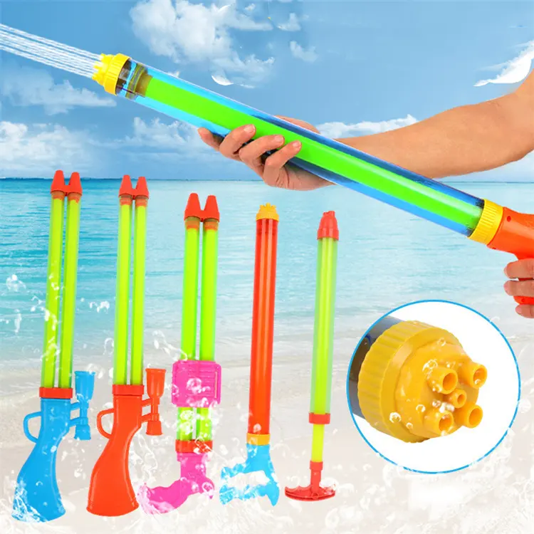 Bambini gioco all'aperto spiaggia giocattolo d'acqua giardino estivo tirare bambini pistola ad acqua