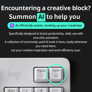 Logitech K868 Hot Swappable Mechanical <b>Keyboard</b> 3 Connection Modes Gasket Mount RGB Backlight <b>Keyboard</b> For Laptop Desktop - Product Image 4