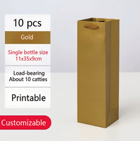 Custom Logo Cardboard and Kraft Paperboard Gift Bags with Handles Bulk Mixed Sizes for Wine Packaging