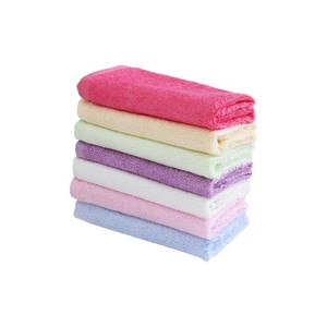 Prix de gros 25x25 cm 10*10 pouces Serviette en <span class=keywords><strong>tissu</strong></span> éponge de <span class=keywords><strong>bambou</strong></span> tissé à séchage rapide pour enfant, lingettes de bain, lingettes pour nouveau-né, lingettes compressées unies pour chambre - Product Image 1