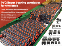 Meilleur prix de gros : Guides linéaires à billes PYG, chariots porte-roulements HG15 HG20 HG25 HG30 HG35 HG45 HG55 HG65, rail de 2500 mm