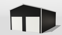 Bâtiment de garage préfabriqué en acier, kit de carport métallique modulaire, abri de voiture portable pour stationnement résidentiel
