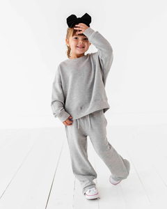 Ensemble de vêtements d'hiver pour enfants, sweat-shirt en <span class=keywords><strong>polaire</strong></span>, ensemble chaud pour bébés, sweat-shirt et pantalon de jogging pour enfants, fabricant de vêtements pour enfants - Product Image 3