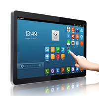 Écran tactile capacitif industriel de 15,6 à 21,5 pouces, PC Android embarqué, moniteur LCD, IP65, DC, RoHS