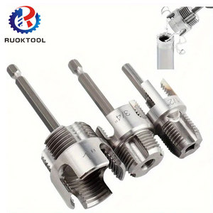 Juego <span class=keywords><strong>de</strong></span> 3 Roscadores <span class=keywords><strong>de</strong></span> Tubos <span class=keywords><strong>de</strong></span> Plástico <span class=keywords><strong>de</strong></span> 1/2'', 3/4'' y 1'' para Reparación <span class=keywords><strong>de</strong></span> Tuberías <span class=keywords><strong>de</strong></span> Agua - Product Image 1