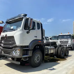 Sinotruk Howo Hohan N7 6X4 10 Wielen Gebruikt Vrachtwagen Hoofd Euro 3 6X4 Tractor Truck In Voorraad