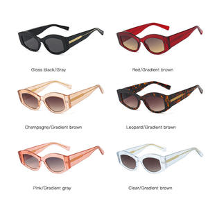 Gafas de sol con montura pequeña para hombre y mujer, lentes de sol a la moda con núcleo de Pc, <span class=keywords><strong>2022</strong></span> - Product Image 2