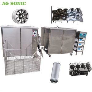 industrial long ultrasonic washing cleaner machine for filter cylinder head engine block turbine spare parts