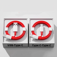 Cables de datos económicos de material de Pvc de calidad compatible con personalización 65W Cable Usb de carga rápida a tipo C para cables tipo C