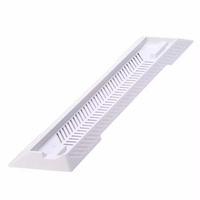 Support vertical simple pour console PS4 Slim Support de rangement en plastique antidérapant noir et blanc