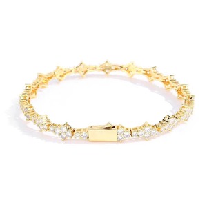 Exclusive Luxury Urban Streetwear GRA Moissanite Private Jet <b>Bracelets</b> S925 Silver 18K Gold Plated Iced Out Aviation Link - Product Image 2