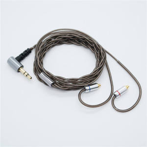 Passend für <span class=keywords><strong>IE300</strong></span> IE600 IE900 MMCX IEM Kopfhörer Upgrade Ersatz Koaxial Twisted Pair Versilbertes Material Kabel - Product Image 2