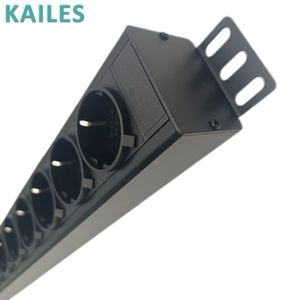 שקע חשמל תעשייתי KAILES PDU 12 שקעים C13 ניתנים לנעילה 220 וולט 16 אמפר AC חד פאזי, ניתן להתאמה אישית, מאלומיניום, בעל הספק גבוה - Product Image 2