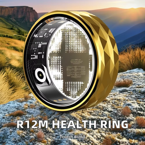 R12m thép thông minh Vòng <span class=keywords><strong>Heart</strong></span> <span class=keywords><strong>Rate</strong></span>/Blood Oxygen/Ngủ Màn hình <span class=keywords><strong>calorie</strong></span> bước truy cập IP68 không thấm nước tập thể dục Tracker - Product Image 3