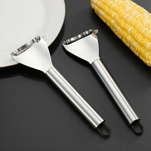 เครื่องปอกเปลือกข้าวโพดสแตนเลสพร้อมใบมีดคมสำหรับการแปรรูปผักในครัวใช้งานง่าย - Product Image 1