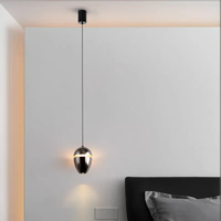 Lampe suspendue de cuisine nordique moderne personnalisable Décor de lustre de gouttelettes d'eau d'intérieur avec des lumières de globe de luxe de petite taille
