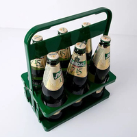 Panier à glace portable en plastique, refroidisseur multi-bouteilles pour vin et bière avec poignée, panier pliable pour champagne et bière pour bar