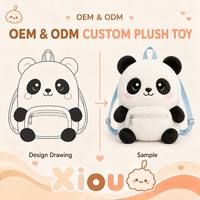 Fabricant de jouets en peluche, sac en peluche personnalisé, sac à dos en peluche personnalisé, jouet en peluche personnalisé, sac à dos en peluche OEM avec fermeture éclair