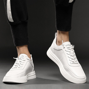 Zapatillas Casuales Blancas OEM para Hombre, Estilo Deportivo, para Caminar, Patinar, Tenis, en Blanco - Product Image 3
