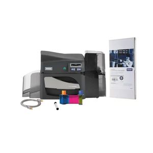 Imprimante de cartes PVC <span class=keywords><strong>Fargo</strong></span> HID DTC4500E originale, machine d'impression de cartes plastiques NFC par transfert, impression recto-verso pour entreprises, <span class=keywords><strong>film</strong></span> holographique - Product Image 5