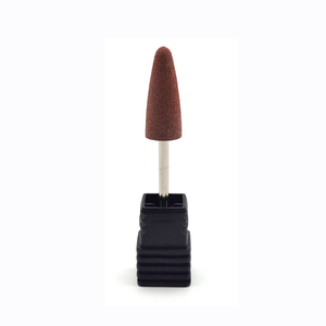 Ponceuse à ongles en silicone en forme de balle longue, outil de polissage pour pédicure, embout de ponceuse à ongles en caoutchouc silicone pour salon de manucure - Product Image 3