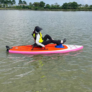 แพดเดิลบอร์ดแบบเป่าลมสำหรับเล่นคนเดียว พร้อมระบบขับเคลื่อนด้วยเท้า ที่นั่งอะลูมิเนียม อุปกรณ์เสริมสำหรับการเล่นแพดเดิลบอร์ดแบบยืนพาย พร้อมพวงมาลัยอะลูมิเนียม - Product Image 1