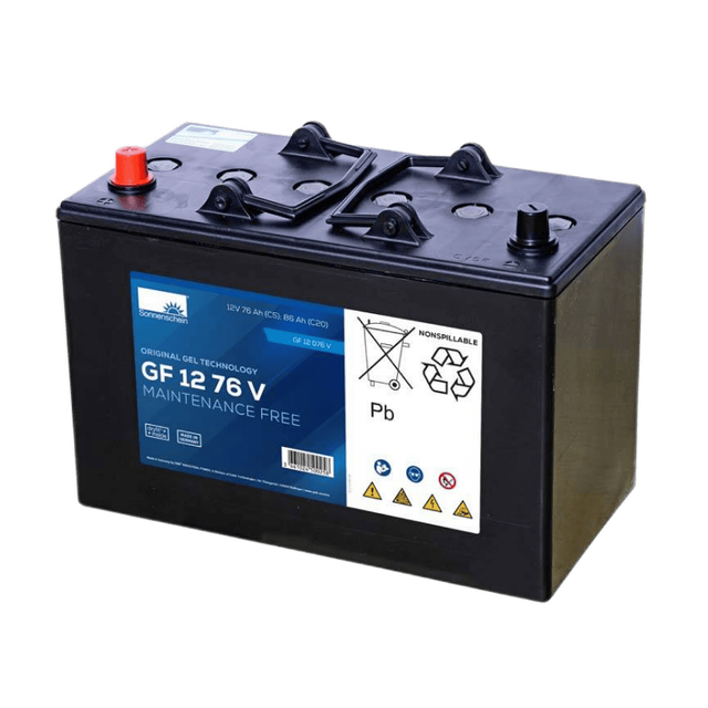SonnenSchein GF 12 76 V 12V 76Ah Deep Cycle Sealed Gel Solar Energy Storage Systems Battery